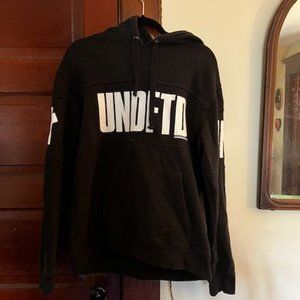 Undefeated Mens Black Thick Skateboarding Hoodie Sweater